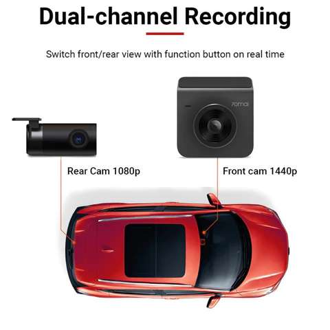 70mai Dash Cam A400 (Dual-channel)